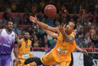 Basketball 1. Bundesliga 15/16 Hauptrunde: Walter Tigers Tuebingen - BG Goettingen