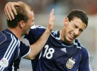 Fussball WM 2006: Argentinien - Serbien-Montenegro