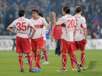 Fussball 1. Bundesliga  Saison 2010/2011: FC Schalke 04  - VfB Stuttgart
