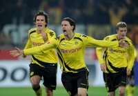 Fussball 1. Bundesliga  Saison 2010/2011:  Borussia Dortmund - Borussia Moenchengladbach