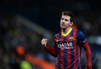 Fussball International CHL Saison 13/14: JUBEL Lionel Messi (Barca)