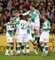 Fussball, 1. Bundesliga: Aachen - Bremen