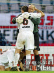 Fussball 2. Bundesliga: KSC-SSV, Schlussjubel