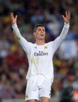 FUSSBALL Primera Division 13/14: Enttaeuschung Cristiano Ronaldo (Real Madrid)