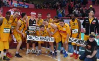 Basketball 1. Bundesliga 14/15 Hauptrunde:  Walter Tigers Tuebingen - Eisbaeren Bremerhaven
