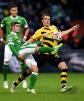 Fussball, 1. Bundesliga  Saison 2014/2015: SV Werder Bremen - Borussia Dortmund