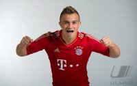 FUSSBALL Fotoshooting Xherdan Shaqiri (FC Bayern Muenchen)