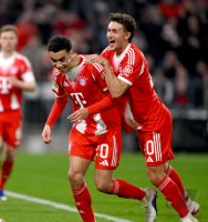 Fussball 1. Bundesliga  Saison  2025/2026  25. Spieltag FC Bayern Muenchen -  Borussia Moenchengladbach