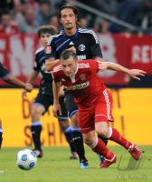Fussball 1. Bundesliga: T Home Cup , FC Schalke 04 - FC Bayern Muenchen