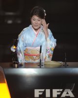 Fussball International  FIFA Ballon d Or 2011:  Siegerin Homare Sawa (Japan)