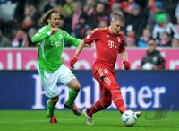 Fussball 1. Bundesliga, Saison 2011/2012:  FC Bayern Muenchen - VfL Wolfsburg
