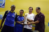 Pressconference for the upcoming Beach Soccer World Cup