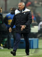 FUSSBALL SERIE A:  Trainer Edoardo Reja (Lazio Rom)