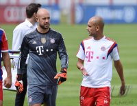 Fussball 1. Bundesliga 2014/2015: Fototermin beim FC Bayern Muenchen