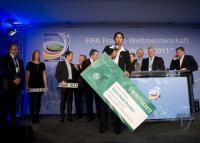 Frauen Fussball: Countdown fuer die Frauen-WM 2011 in der Rhein Neckar Arena in Sinsheim