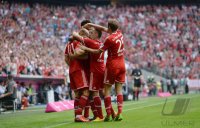 Fussball  1. Bundesliga  13/14: JUBEL Bayern Muenchen