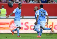 Fussball 2. BUNDESLIGA 14/15: JUBEL Rubin Okotie (1860 Muenchen)