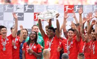 Fussball 1. Bundesliga Saison 18/19: Meister FC Bayern Muenchen
