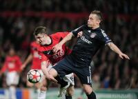 FUSSBALL  International CHL 09/10 :  ManU - FC Bayern  Muenchen