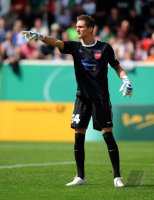 FUSSBALL, DFB Pokal 1. Hauptrunde:  Torwart Frank Lehmann (1 FC Heidenheim 1846)