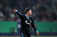 Fussball DFB Pokal 10/11 : Klaas Jan Huntelaar (FC Schalke 04)