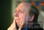 Reiner Calmund praesentiert Thomas Hoerster als Trainer-Nachfolger von Klaus Toppmoeller