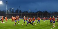 Fussball 1. Bundesliga Saison 14/15: Training FC Bayern Muenchen