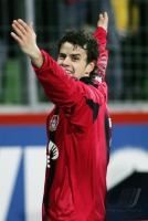 Fussball 1. Bundesliga: Bayer Leverkusen - VFL Wolfsburg, Jubel.