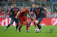FUSSBALL INTERNATIONAL CHL HALBFINALE 12/13: FC Bayern Muenchen - FC Barcelona