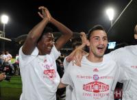FUSSBALL  International CHL 09/10: David Alaba, Diego Contento (v.li., FCB)