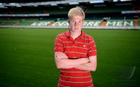 Fussball 1. Bundesliga, Saison 2012/2013, Werder Bremen: Kevin de Bruyne exklusiven Pressefoto ULMER Fotoshooting