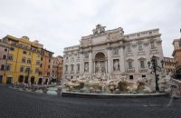 Corona Krise in Rom: Spanische Treppe menschenleer