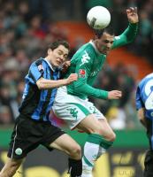 Fussball 1. Bundesliga: Bremen - Wolfsburg