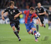 Fussball Champions League  Saison 2010/2011: FC Basel - FC Bayern  Muenchen