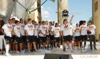 FUSSBALL EURO 2008: Deutsche Nationalmannschaft am Brandenburger Tor Berlin