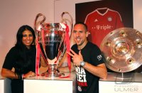Fussball Champions Party 2013: FC Bayern Muenchen nach dem Gewinn des Triple