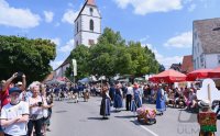 Doppel-Jubilaeum 200 Jahre Schlosskauf / 250 Jahre Kirchweihe St.-Martinus-Kirche in Hirrlingen (Kreis Tuebingen)