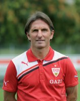Fussball 1. Bundesliga 2011/2012:  Trainer Bruno Labbadia (VfB Stuttgart)