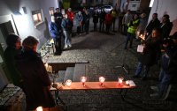 Juedisches Lichterfest; Solidarit&Atilde;&curren;tsbekundung des Rexinger Synagogenvereins
