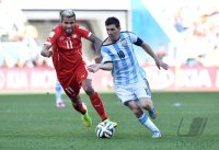 FUSSBALL WM 2014, ACHTELFINALE: Argentinien - Schweiz