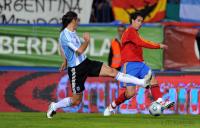 Fussball Nationalmannschaft : Spanien - Argentinien