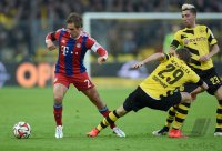 Fussball 1. Bundesliga Saison 14/15: FC Bayern Muenchen - Borussia Dortmund