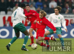 FUSSBALL 1. Bundesliga Spielszene  SC Freiburg  -  VfL Wolfsburg