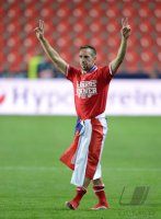 Fussball Supercup Finale 2013: JUBEL Franck Ribery (FC Bayern Muenchen)