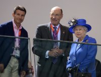 Olympia 2012: Queen Elizabeth II. besucht die Schwimmhalle