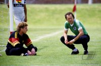 Fussball  WM 1986:  Schumacher, Beckenbauer (Deutschland)
