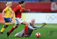 FUSSBALL  Olympia 2008   Viertelfinale  Frauen   Schweden - Deutschland