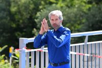 Eroeffnung Radbruecke Tuebingen; Tuebingens Oberbuergermeister Boris Palmer (Die Gruenen)