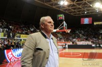 1. Basketball  Bundesliga : Praesident Uli Hoeness (FC Bayern Muenchen)