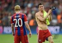 Fussball CHL 14/15 Halbfinale: Enttaeuschung FC Bayern Muenchen